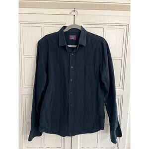 UnTuckit mens size large black long sleeve shirt